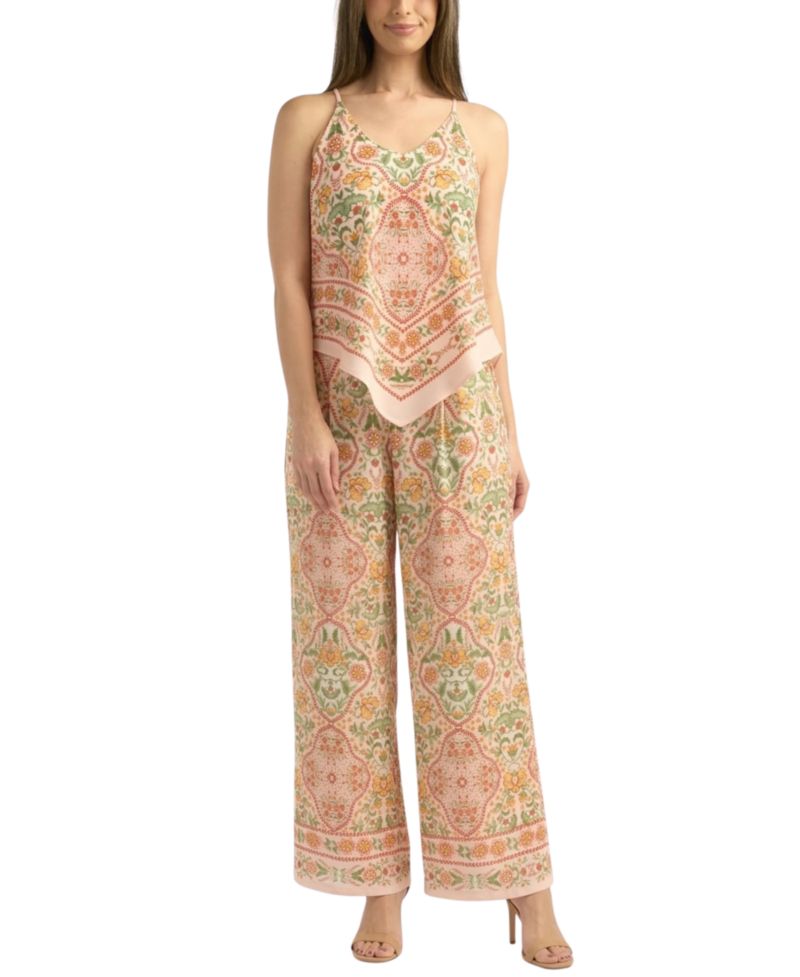 Juniors' Wide-Leg Pull-On Pants