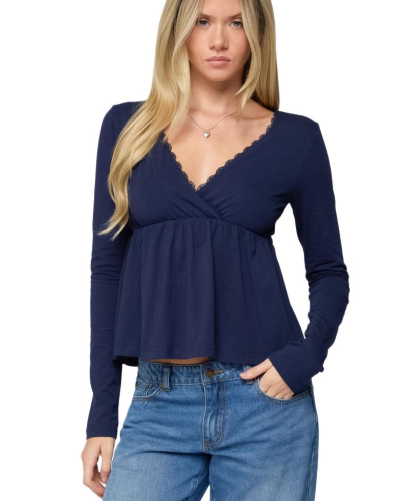 Women's Kenzie Long Sleeve Babydoll Top