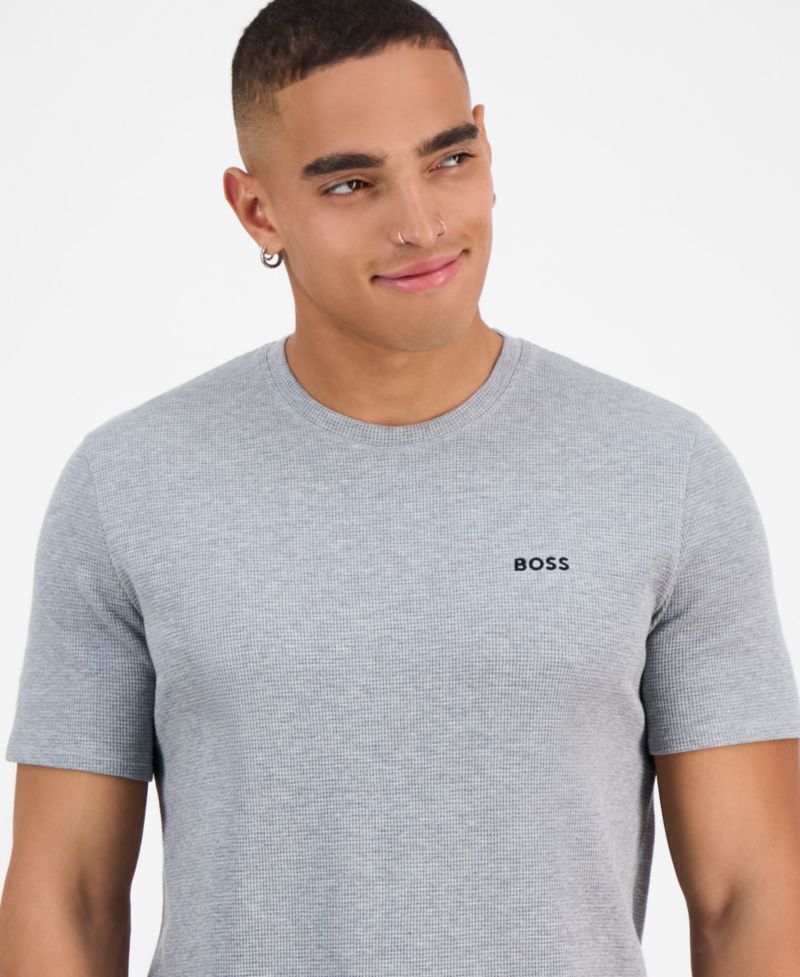 Men's Waffle-Knit Sleep T-Shirt