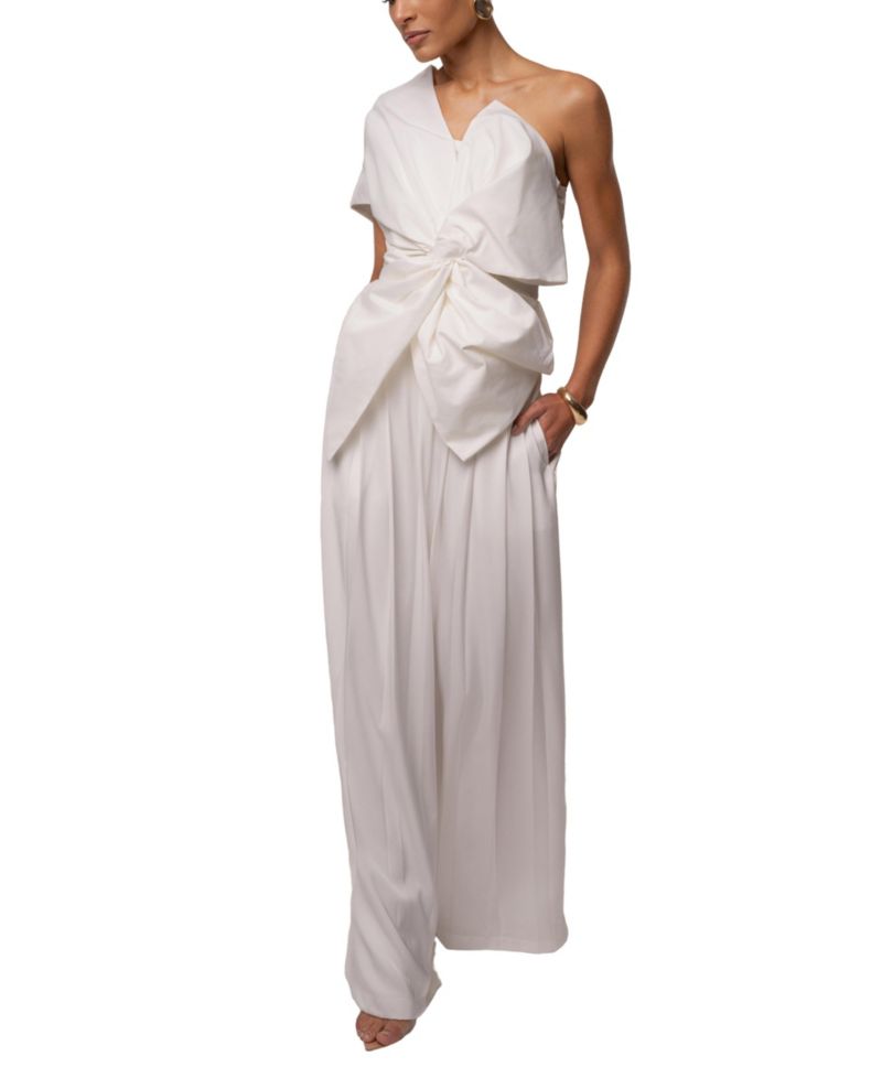 Women's Clara Wide Leg Pleated Trousers