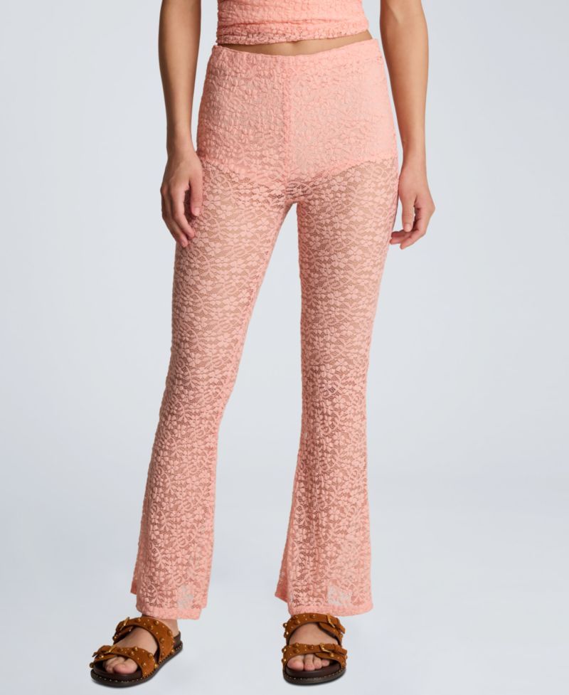Women's Pull-On Lace Flare Pants