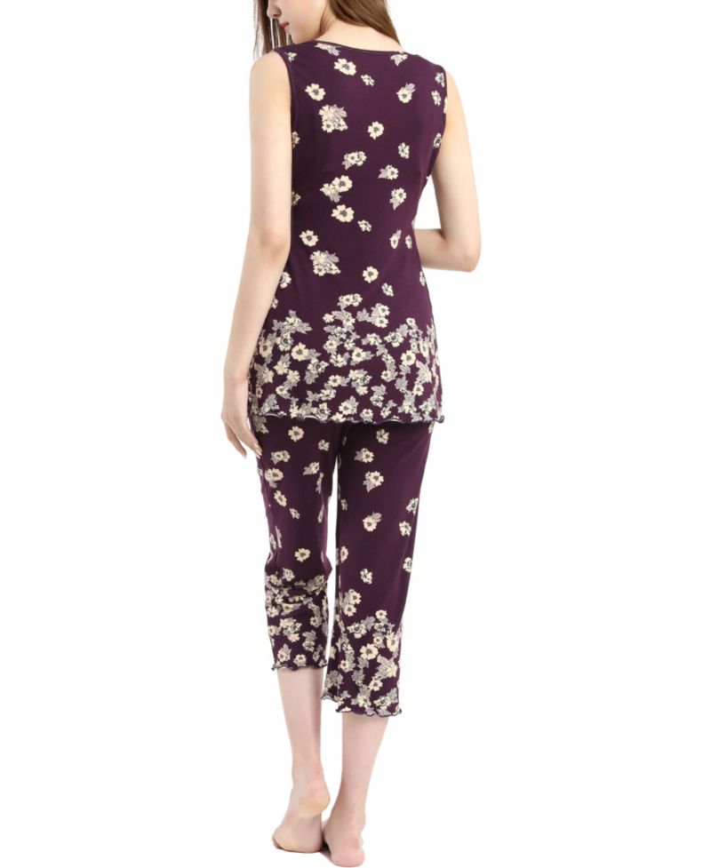 Maternity kimi + kai Eeva Nursing Pajama Set