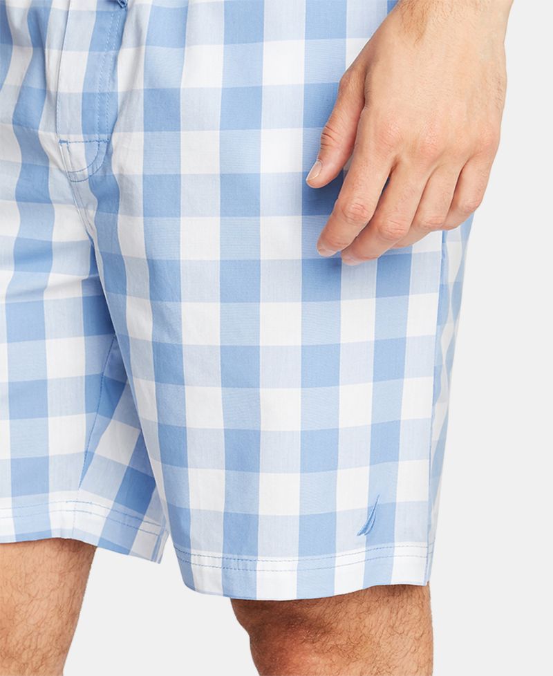 Men's Cotton Plaid Pajama Shorts