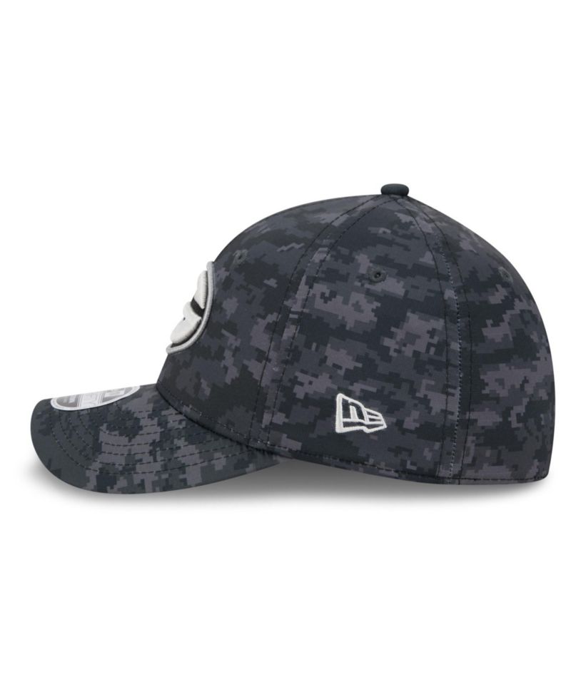 Men's Black Green Bay Packers 2026 Salute to Service 39THIRTY Flex Hat