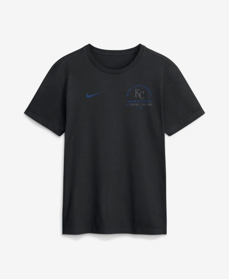 Men's Black Kansas City Royals Split Logo T-Shirt