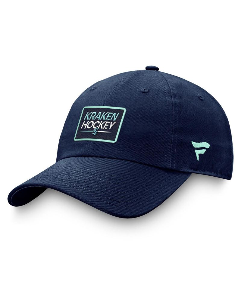 Men's Deep Sea Blue Seattle Kraken Authentic Pro Prime Adjustable Hat