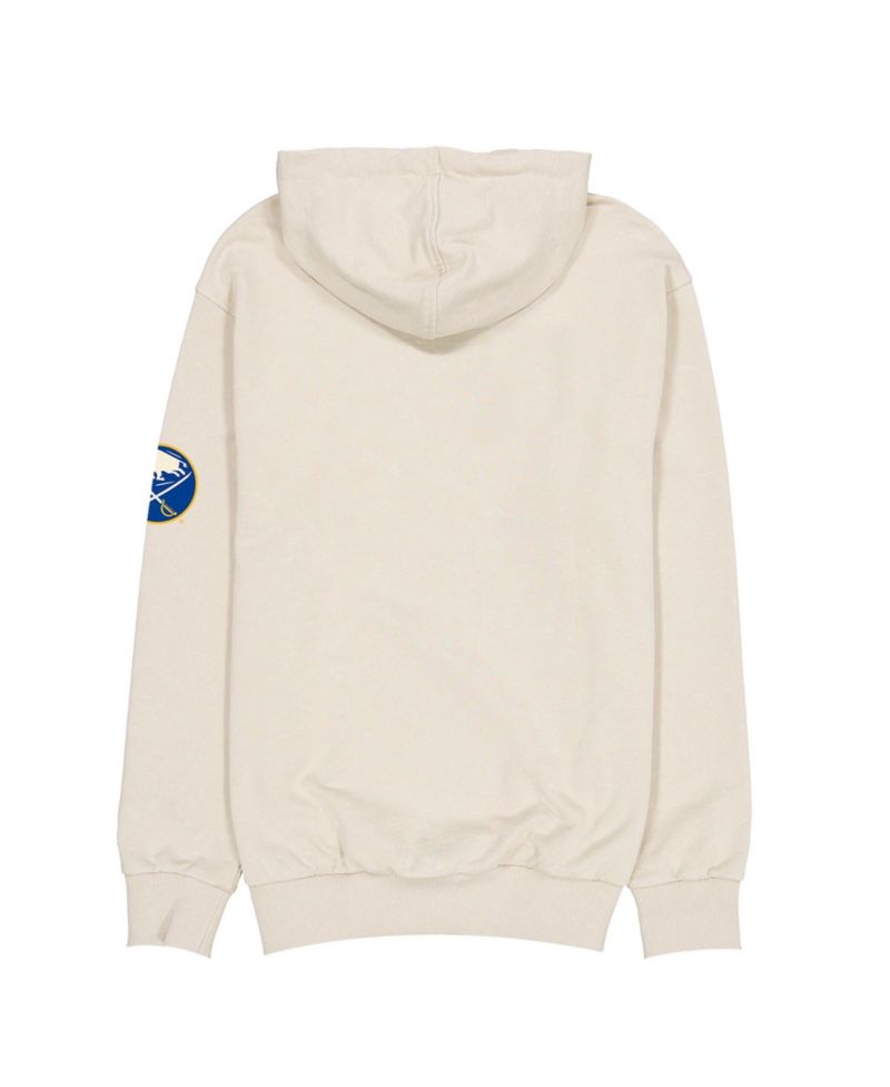 Men's Cream Buffalo Sabres Wagon Defender Hoodie