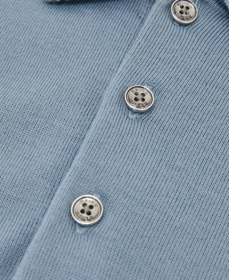Men's Trafford Merino Wool Long-Sleeve Polo Shirt