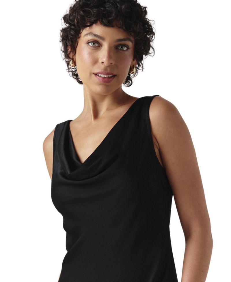 Women's Arya Cowl Neck Midi Slip Dress