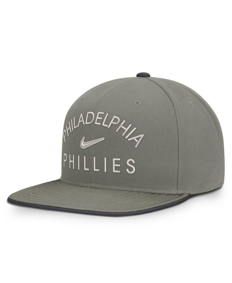 Men's Olive Philadelphia Phillies Pro Dri-FIT Snapback Hat