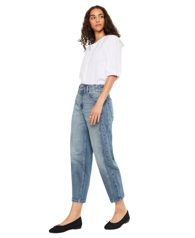 Women's USA Juniors' Jane Ultra High-Rise Slim Barrel Jeans