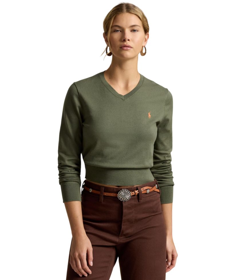 Women's V-Neck Pull-On Sweater