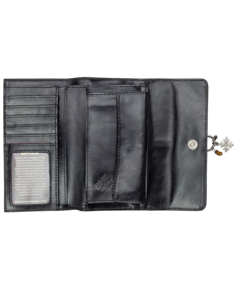 Lottie Boxed Full Grain Leather Trifold Wallet