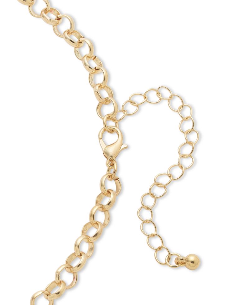 Gold-Tone Candy Charms Necklace, 30" + 3" extender