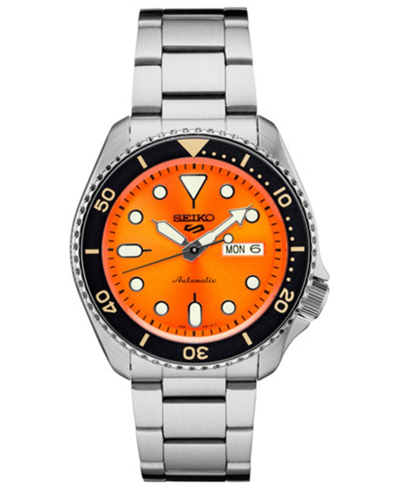 Men's Automatic 5 Sport Stainless Steel Bracelet Watch 40mm