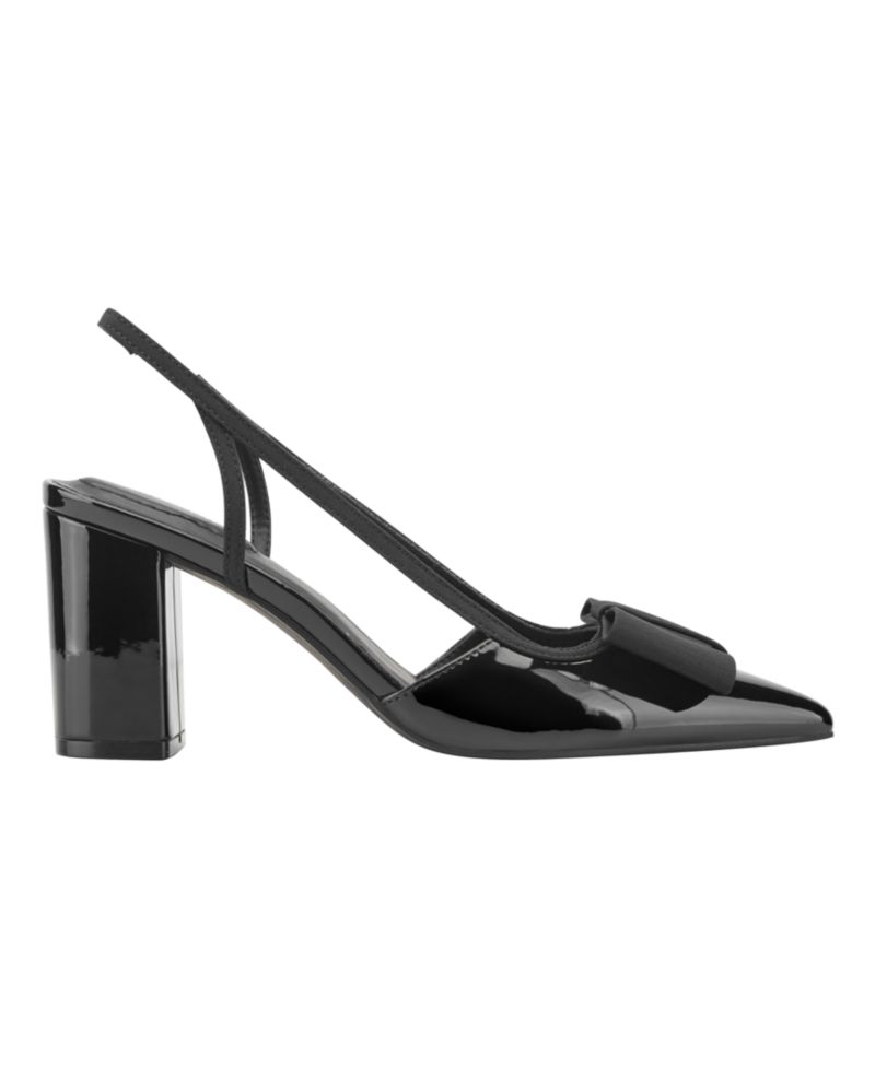Women's Sanessa Bow Block Heel Slingback Pumps