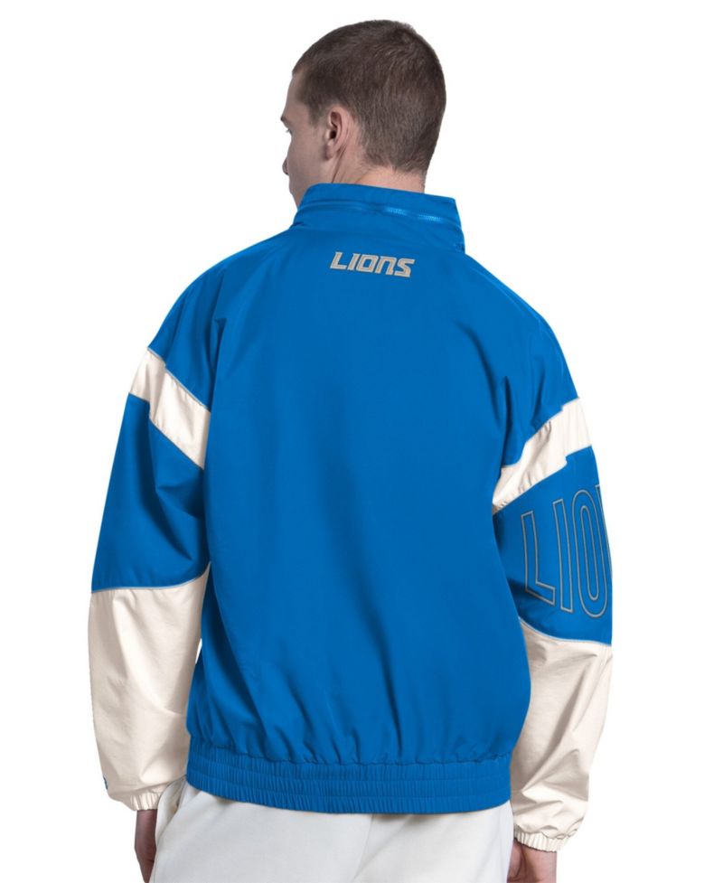 Men's Blue Detroit Lions The Gust Full-Zip Hooded Jacket