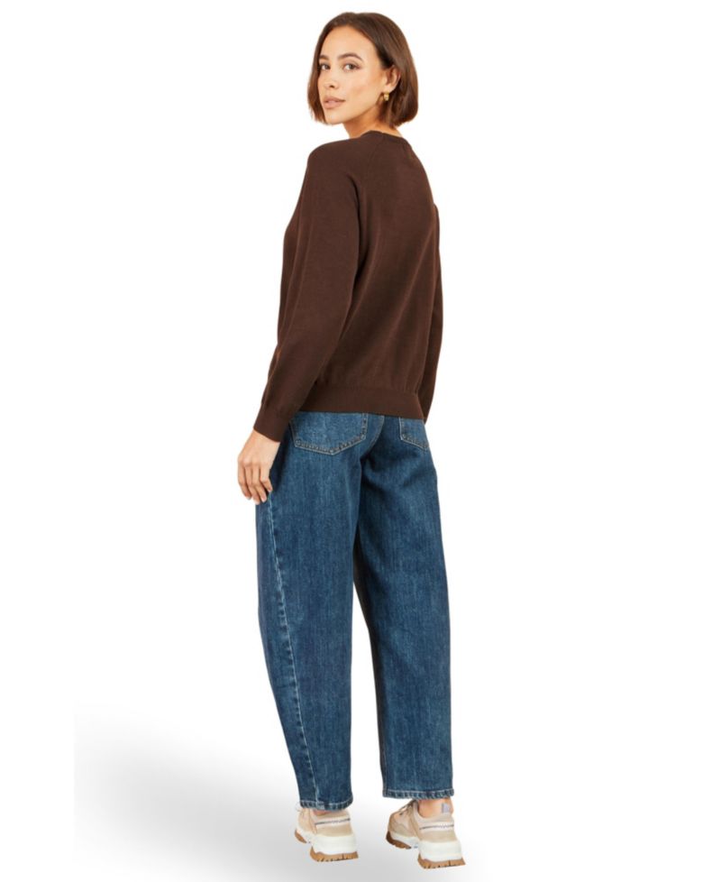 Women's Dalmatian Intarsia Relaxed Jumper