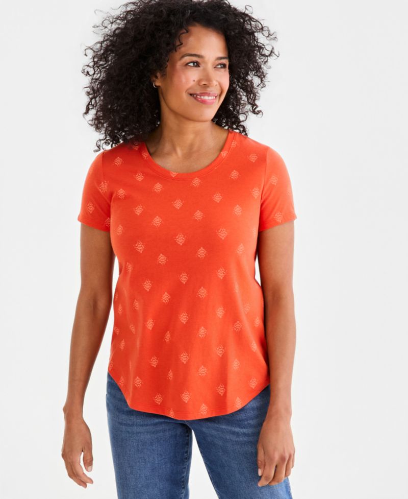 Petite Perfect Short-Sleeve Crewneck T-Shirt
