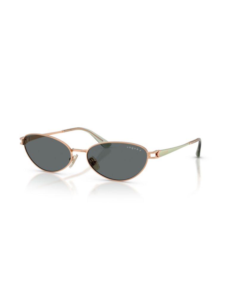 Women's Polarized Oval Metal Sunglasses VO4369S