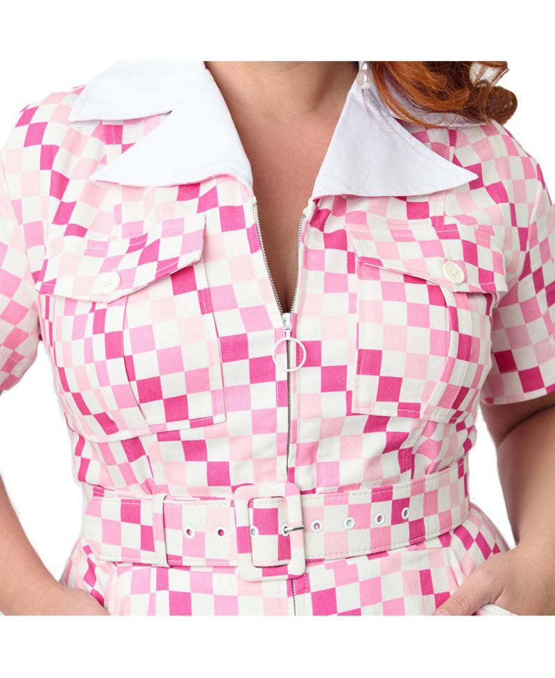 Plus Size Valentine Flare Jumpsuit