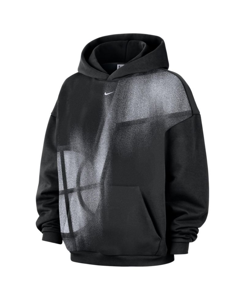 Men's Black Utah Jazz 2026 Standard Issue Practice Icon Fleece Pullover Hoodie