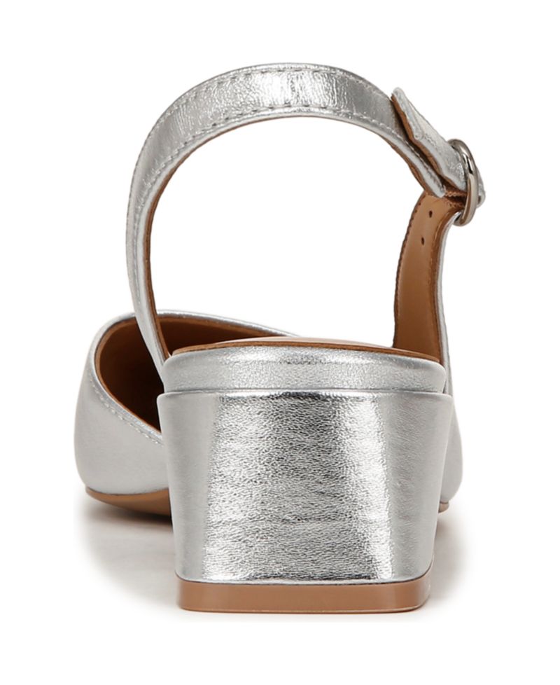 Women's Jayla Mid-Heel Square Toe Slingback Pumps