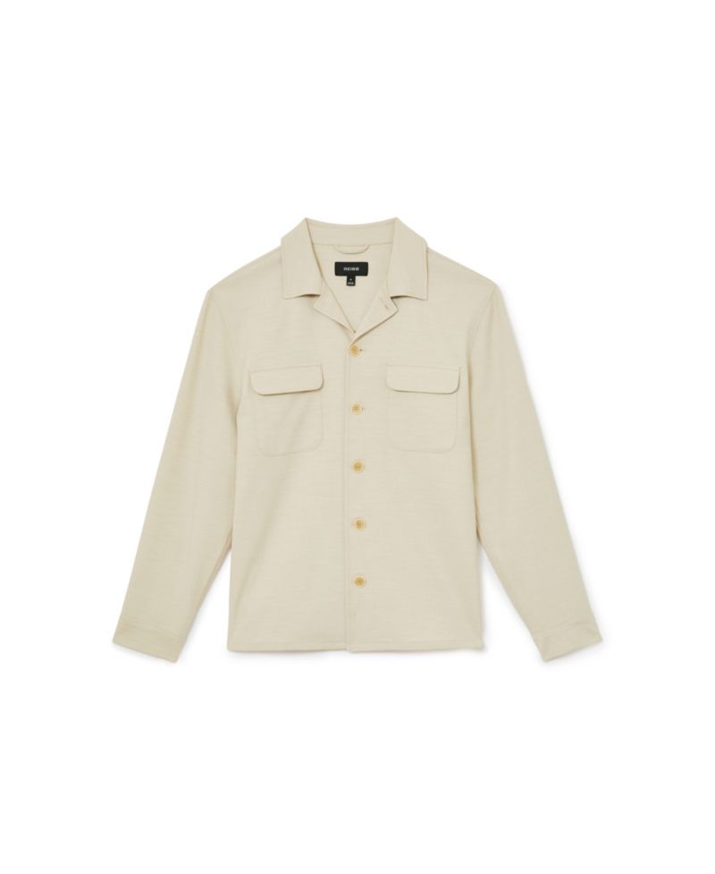 Men's Peshi Twin-Pocket Button-Through Overshirt