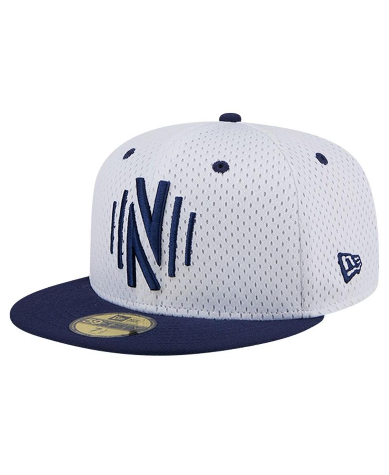 Men's Gray Nashville SC Throwback Mesh 59FIFTY Fitted Hat