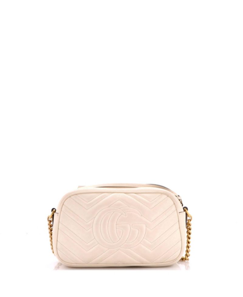 Small GG Marmont Shoulder Bag Matelasse Leather
