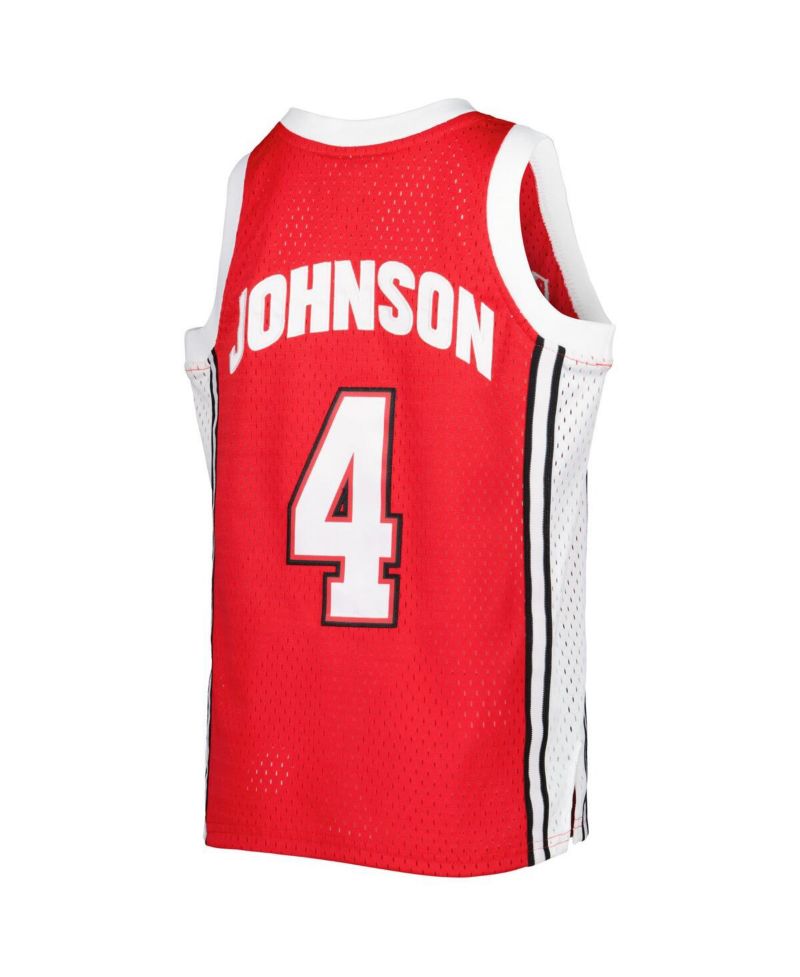 Big Boys Larry Johnson Scarlet Unlv Rebels Swingman Replica Jersey