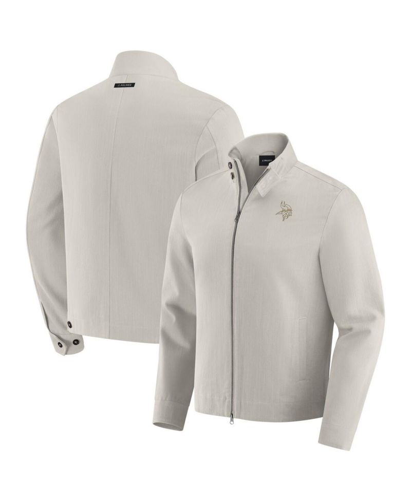 Men's Gray Minnesota Vikings Air Raid Full-Zip Jacket