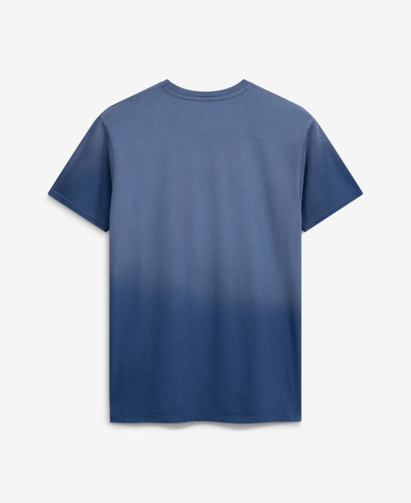 Men's and Women's Royal Golden State Warriors Bingham Sun-Fade T-Shirt