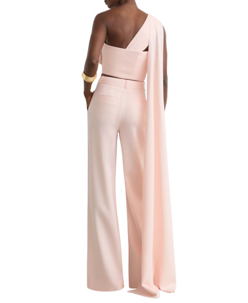 Women's One-Shoulder Scarf Bustier Top