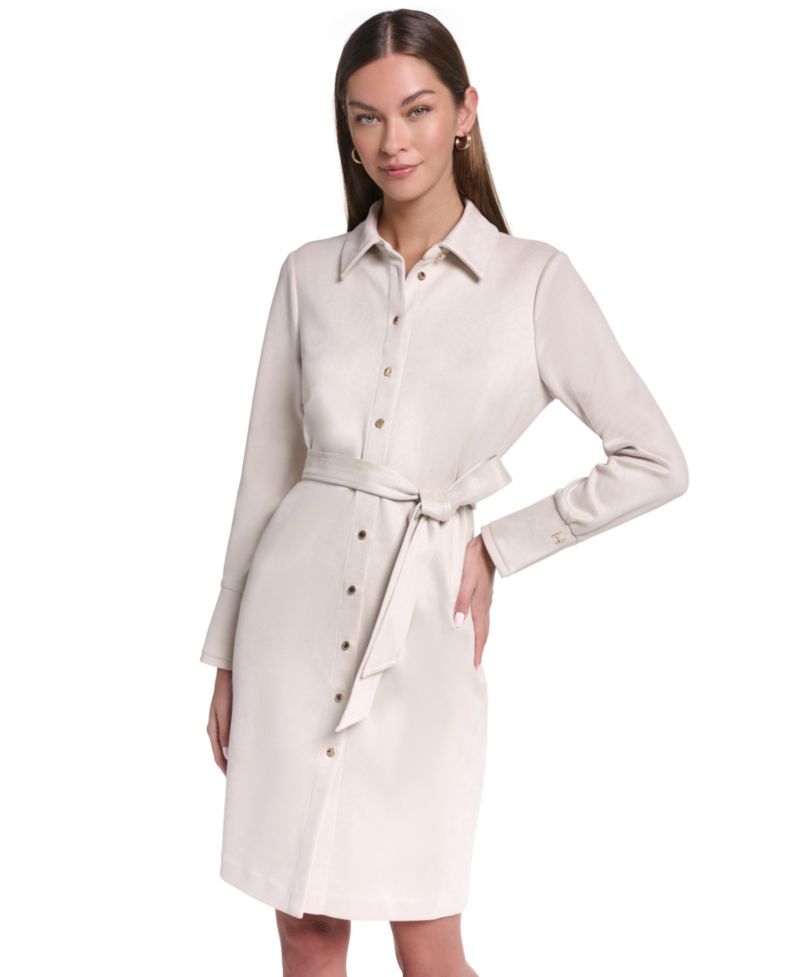 Women's Midi Shirt Dress