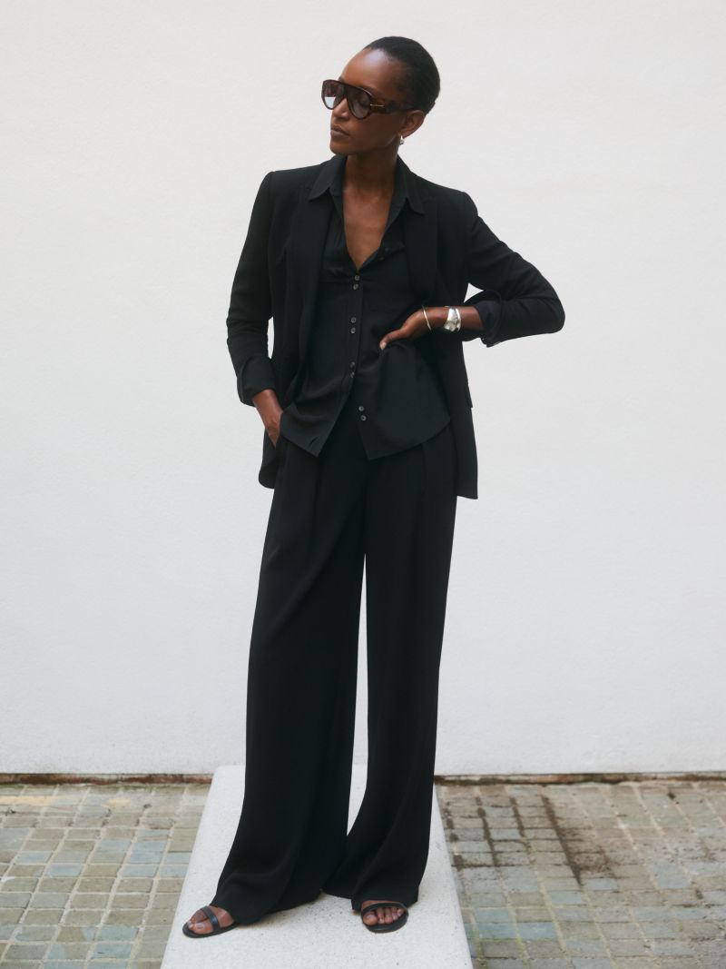 Women's Corso Silk Collared Blouse