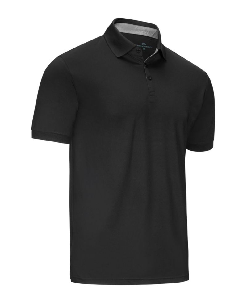 Men's Lightweight Performance Stretch Golf Polo Shirt - 3 Pack