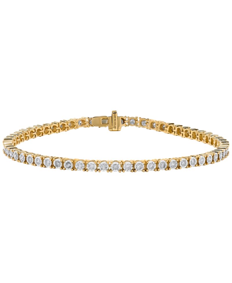 Diamond (1 ct. t.w.) Bracelet in 14k Yellow Gold
