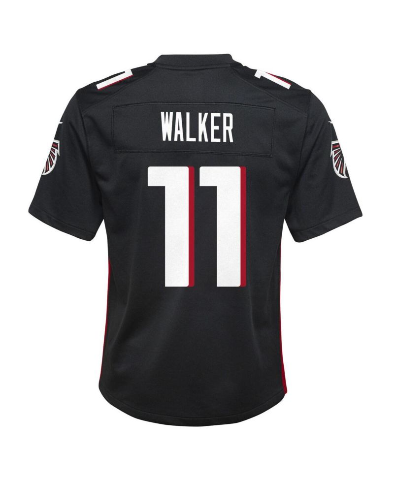 Big Boys and Girls Jalon Walker Black Atlanta Falcons Team Game Jersey