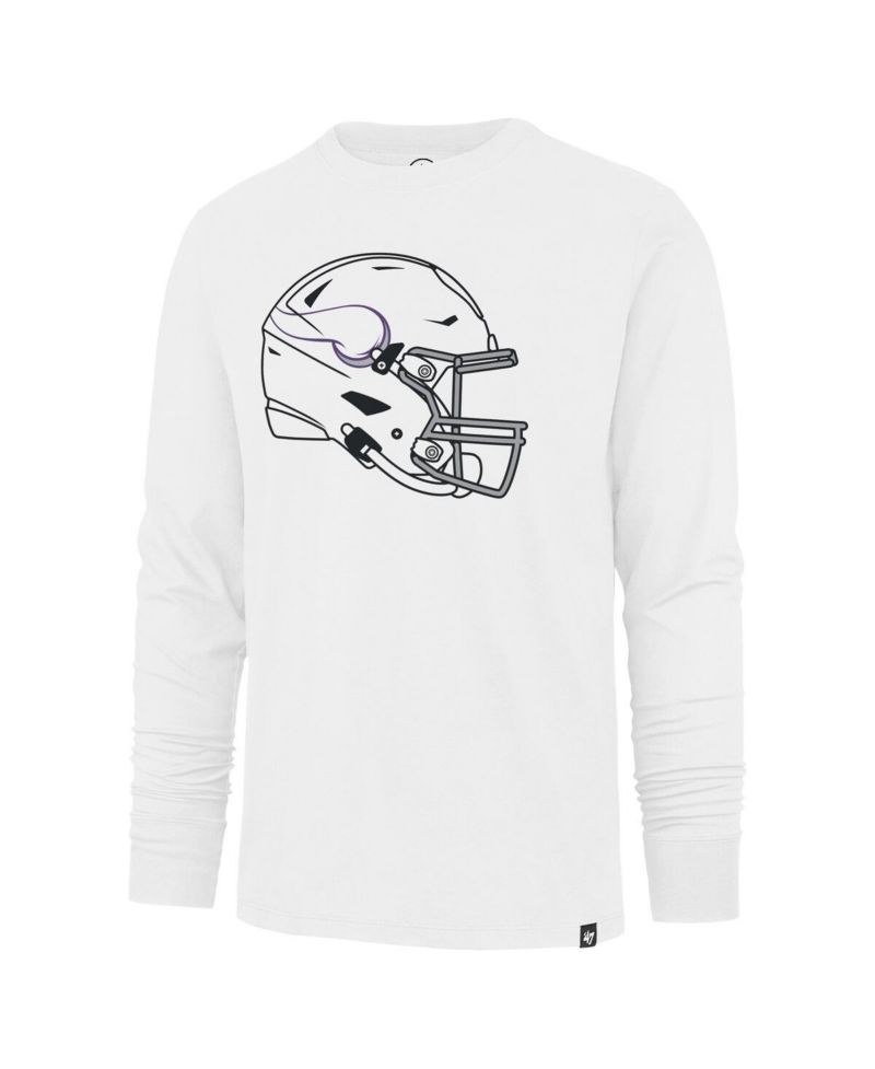 Men's White Minnesota Vikings Imprint Long Sleeve T-Shirt