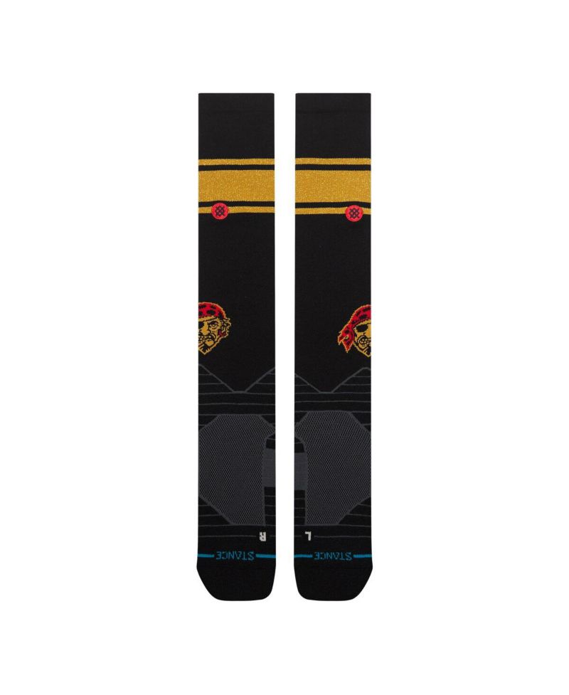 Men's and Women's Black Pittsburgh Pirates 2026 City Connect Over The Calf Socks