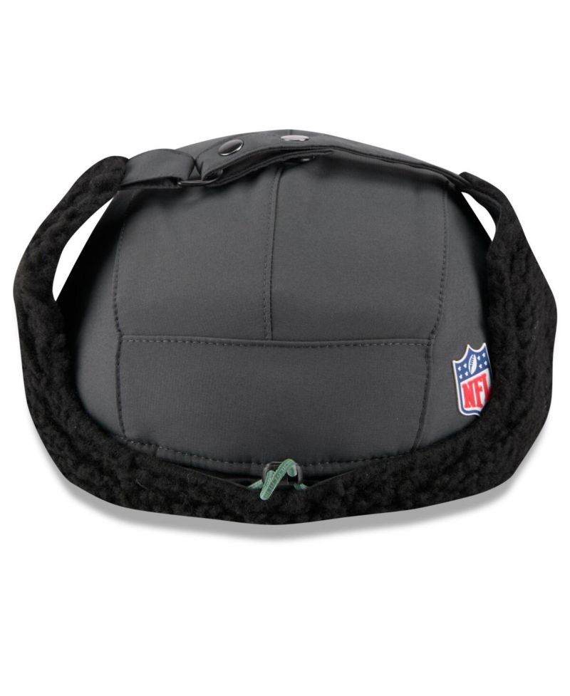 Men's Charcoal Green Bay Packers 2025 Sideline Cold Weather Runner Dog Ear Adjustable Hat