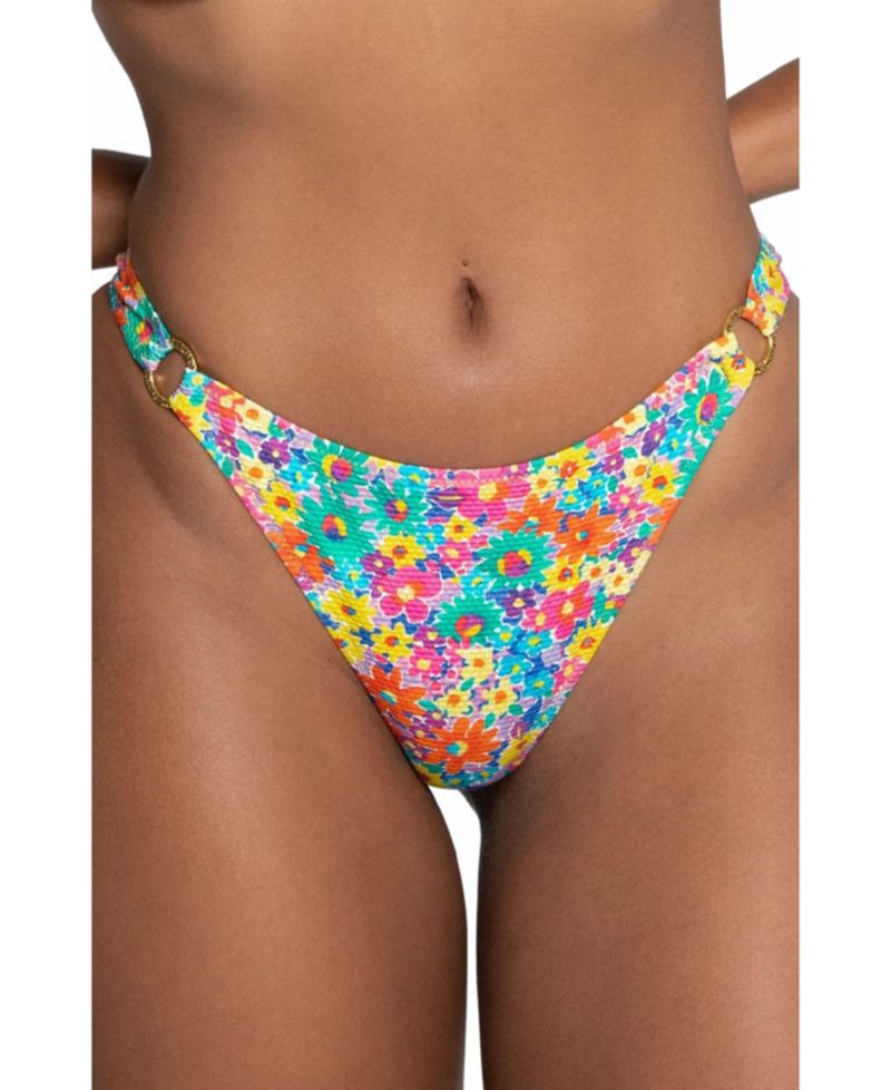Women's Rosa High-Rise Brazilian Cheeky Bikini Bottom