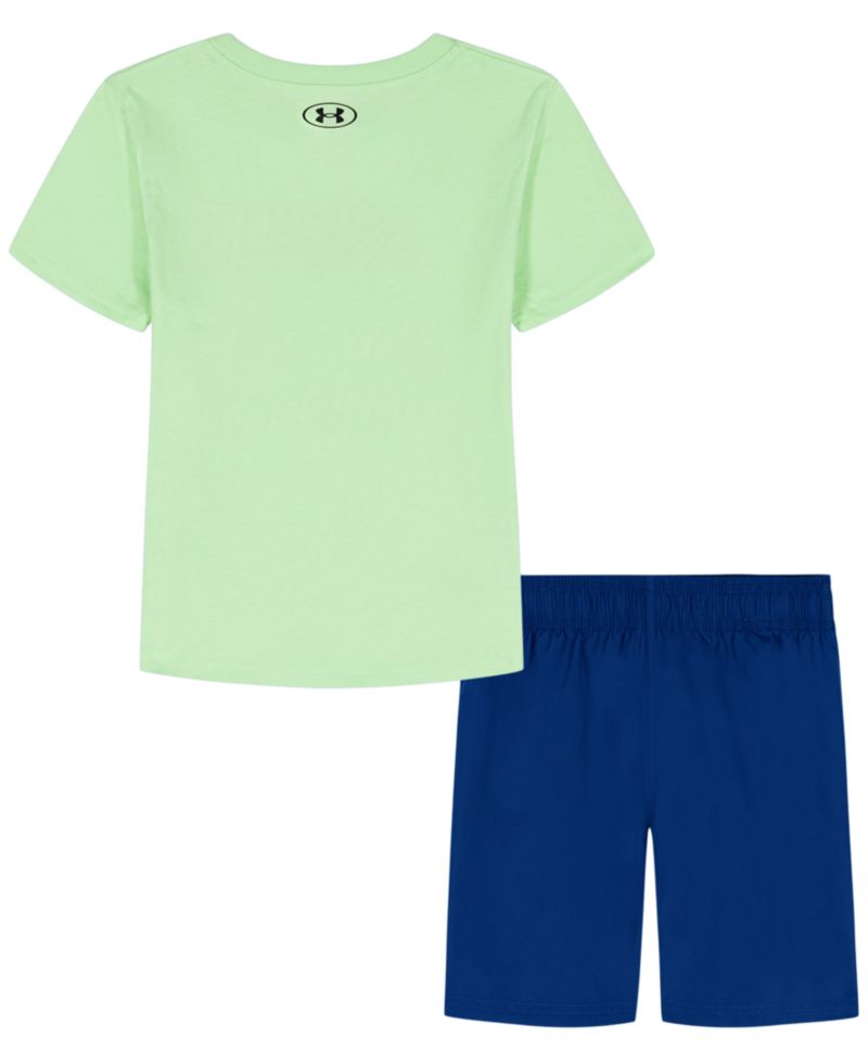 Boys' 2T-7 Short-Sleeve T-Shirt and Shorts, 2-Piece Set
