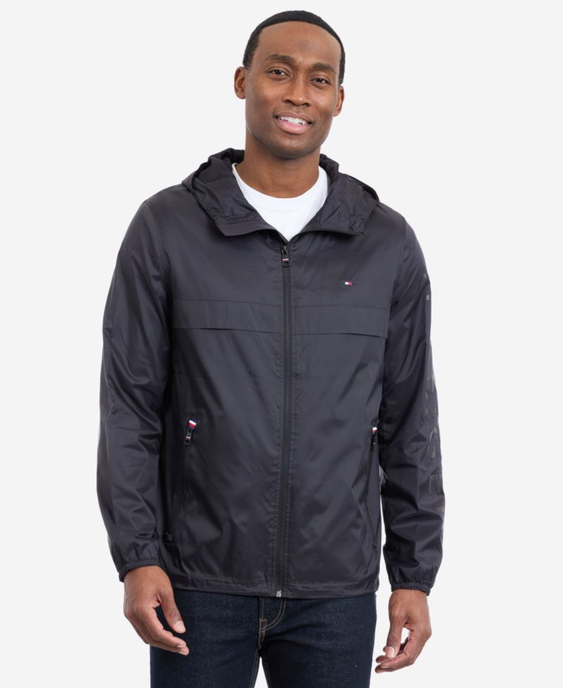 Men's Hooded Windbreaker Jacket