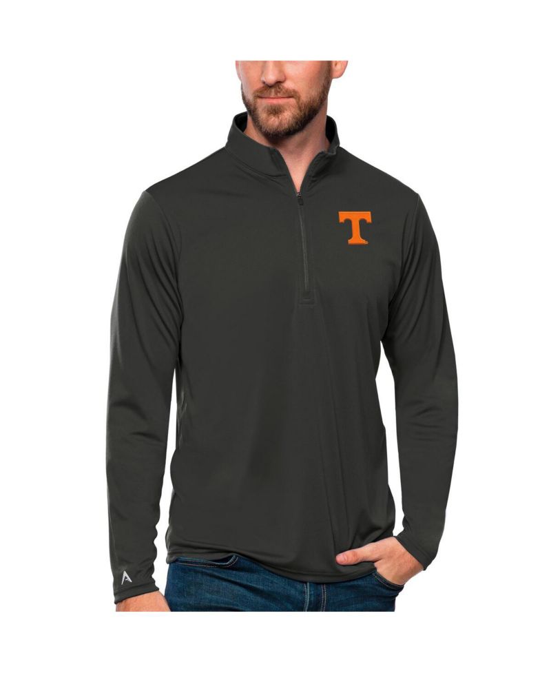 Men's Charcoal Tennessee Volunteers Tribute Quarter-Zip Top