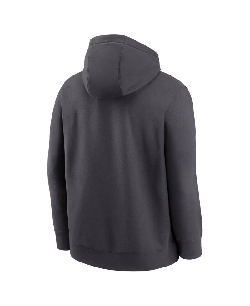 Men's Anthracite Oregon Ducks Shoe Duck Club Fleece Hoodie