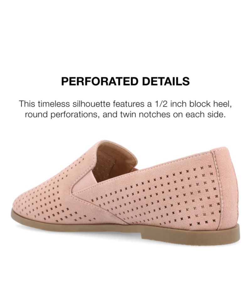 Women's Lucie Perforated Slip On Loafers