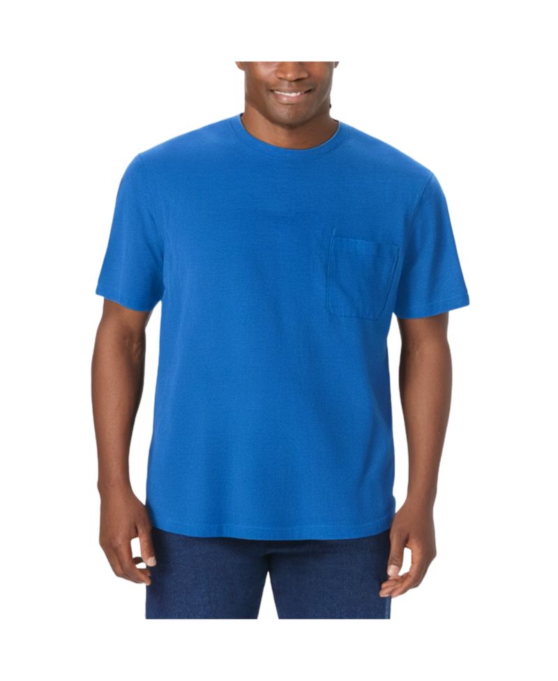 Men's Shrink-Less Lightweight Pocket Crewneck T-Shirt