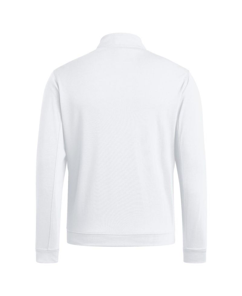 Men's White Miami Hurricanes Elevated Quarter-Zip Jacket